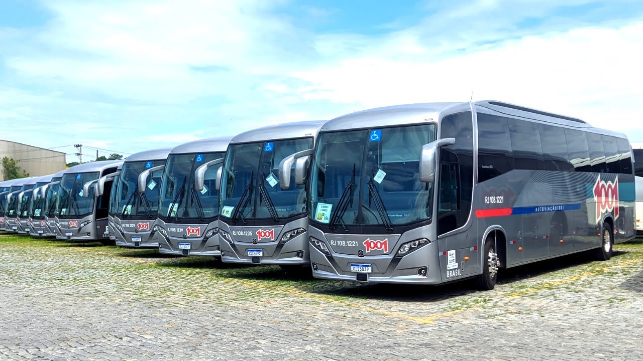 INCRÍVEL A VIAÇÃO 1001 DOMINA TUDO NO RIO DE JANEIRO | MOVIMENTO DE ÔNIBUS NA RODOVIÁRIA NOVO RIO