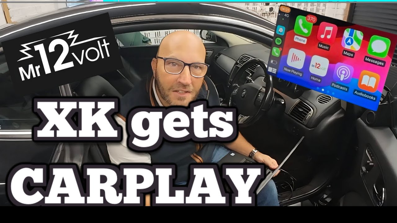 Мой JAGUAR XK оснащен Android Auto / Apple CarPlay от Mr12v!
