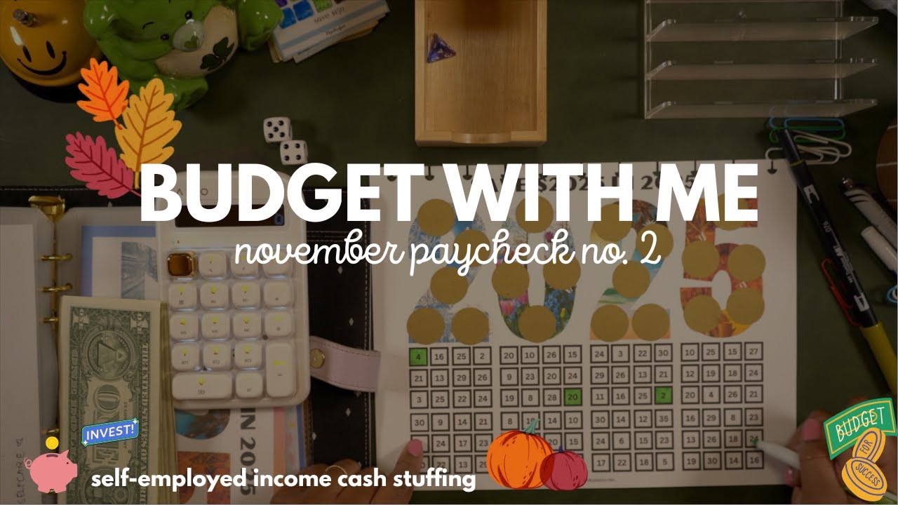 Budget With Me + Cash Stuffing | November Paycheck #2 | Realistic Budget for Financial Freedom