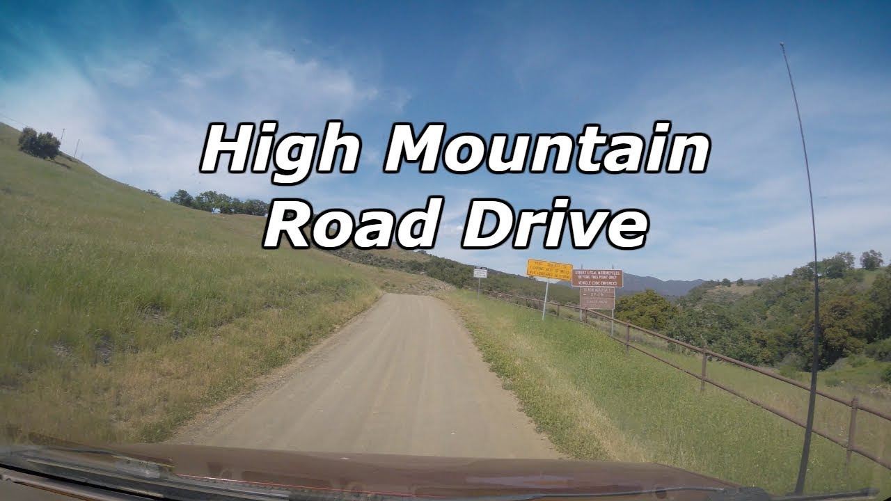 Drive up to High Mountain Campground (Los Padres National Forest)