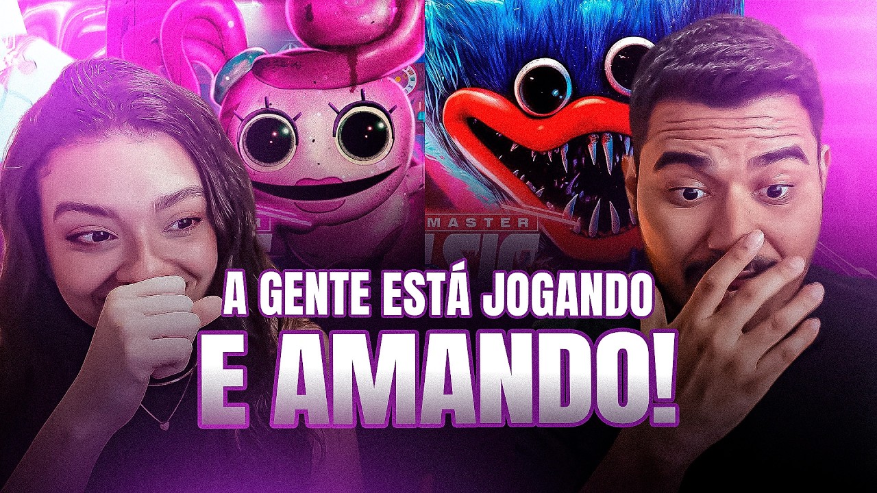 CASAL REAGE 2 EM 1: Poppy Playtime - É Hora de Brincar (Capítulo 1) & Sua Última Festa (Capítulo 2)
