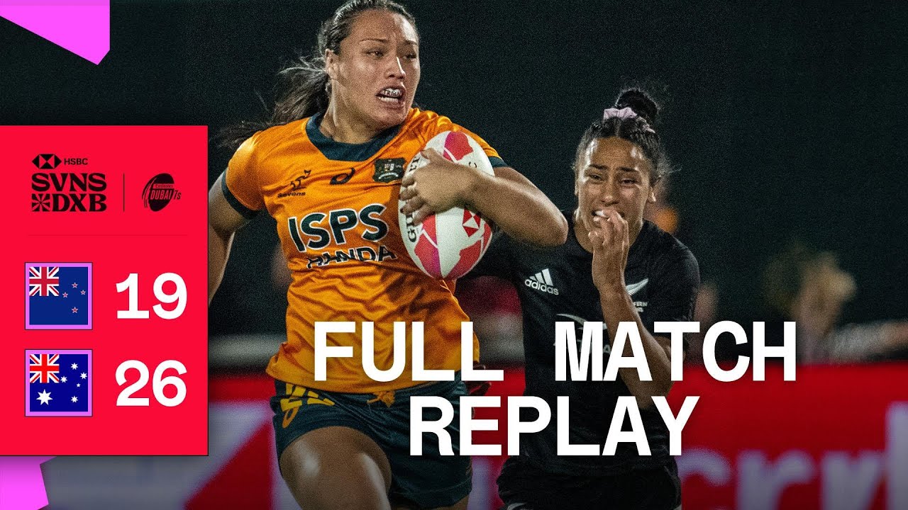 FOUR in a row for Australia! | Australia v New Zealand | Full Match Replay | Dubai HSBC SVNS