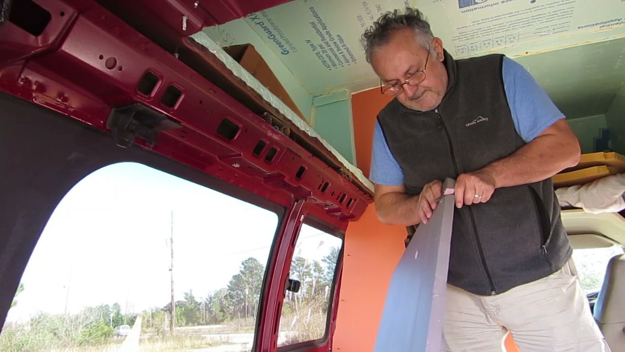 xps foam campervan top build 6