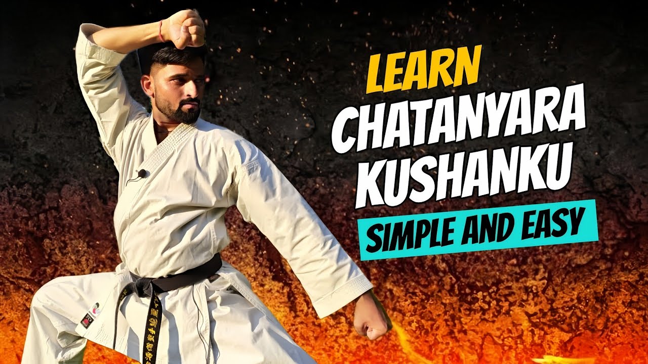 KATA Tutorial 🥋 Learn Step by Step Chatanyara Kusanku Kata in Hindi 👊 Karate Roshan Yadav