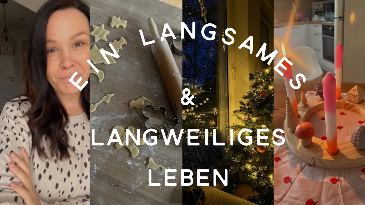 Mein langsames  Leben, glücklicher mit weniger in der Weihnachtszeit. Slow Living