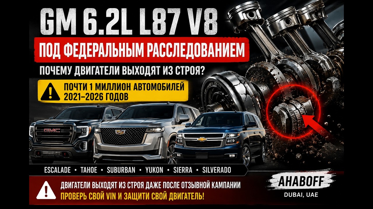 GM 6.2 V8 L87: моторы выходят из строя | Escalade, Tahoe, Yukon &mdash; что происходит?