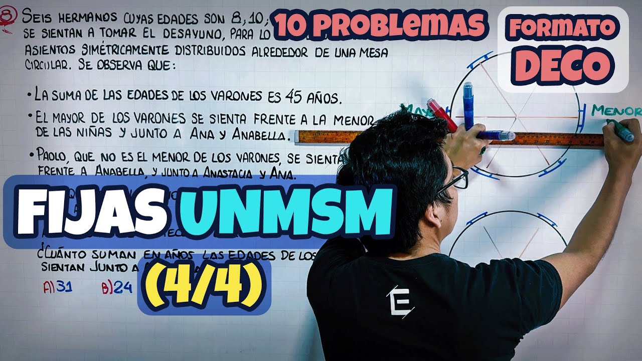 Fijas San Marcos (4/4) | Habilidad Lógico Matemático