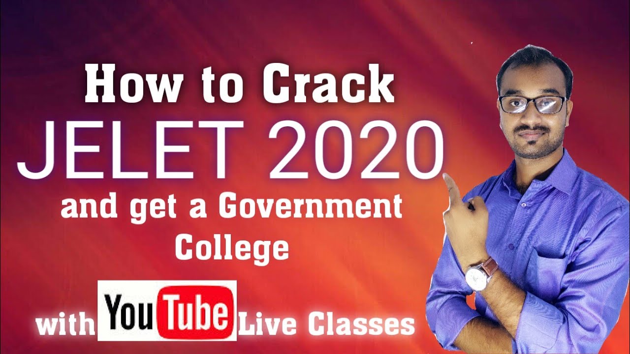 JELET 2020 Preparation strategy👍How to crack JELET 2020 & get a Government Engineering College