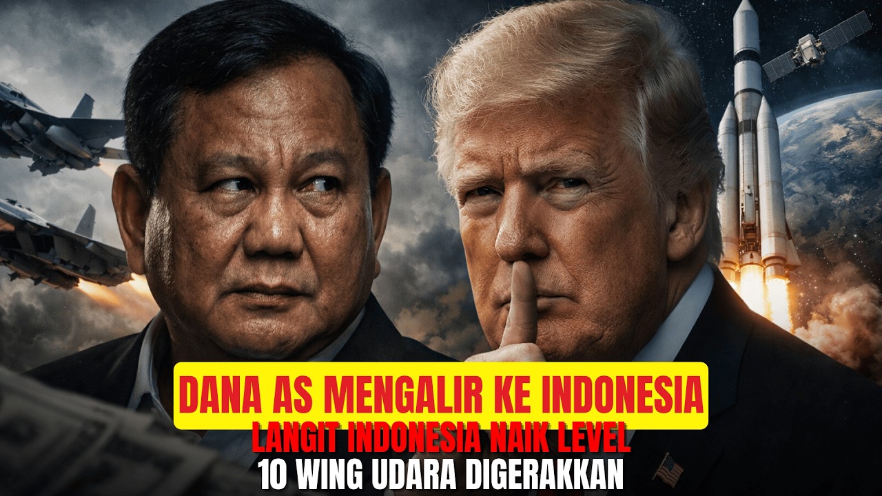 Diam Diam AS Kucurkan Dana ke Indonesia… 10 Wing Udara & Satuan Antariksa Diresmikan