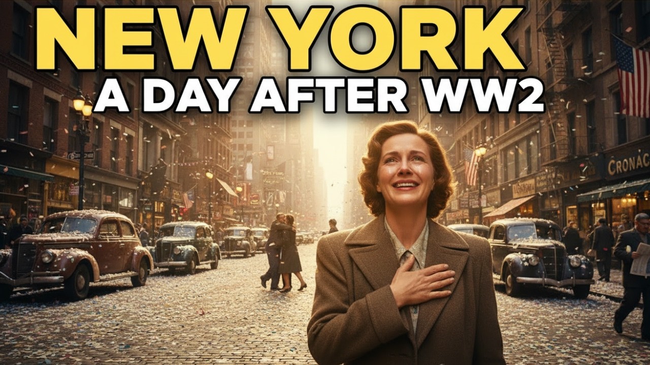 New York City: A Day After World War 2 Ended (August 15, 1945) | Untold History