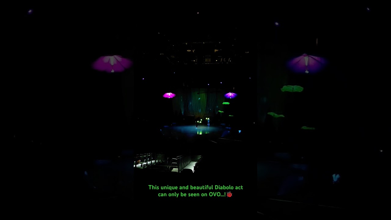 This unique and beautiful Diabolo act can only be seen on OVO...! #ovocirque @eisukesaito