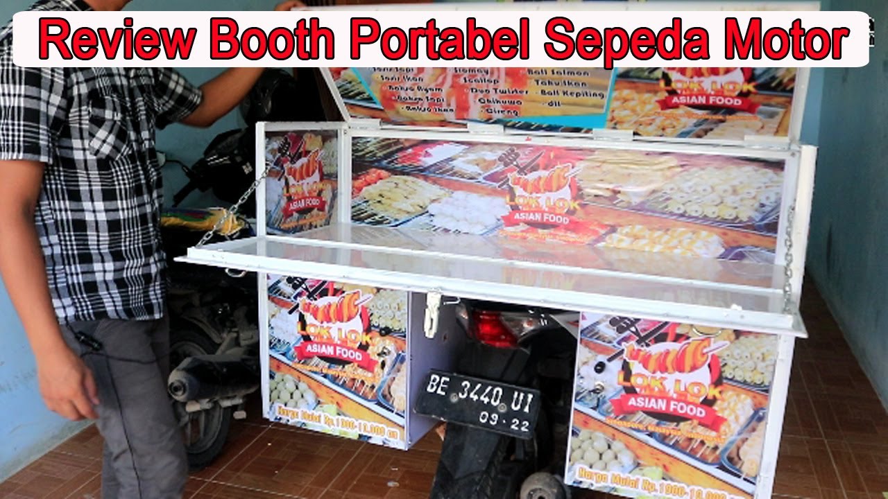 Review Booth Portabel Sepeda Motor