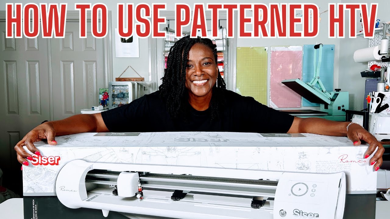 Live: How to Use Patterned Heat Transfer Vinyl - HTV