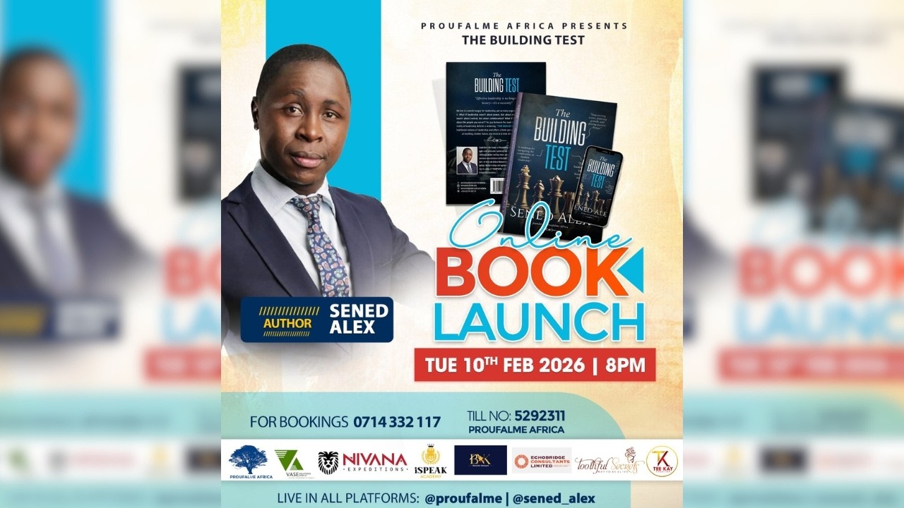 THE BUILDING TEST BOOK LAUNCH-  SENED ALEX (PASTOR RASH)