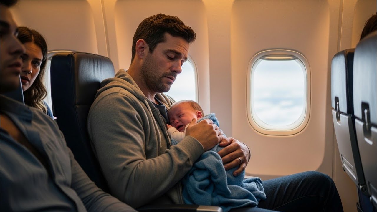 He Was Alone With His Baby on a Plane — What She Did Left Everyone in Tears