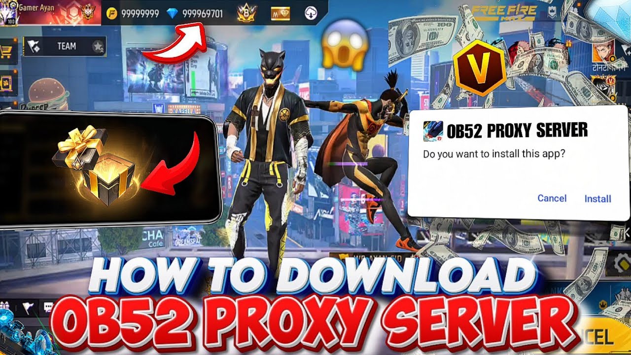 OB52 UPDATE PROXY SERVER HOW TO DOWNLOAD | GAMEPLAY PROXY SERVER | VIP ASTUTE BETA PROXY SERVER