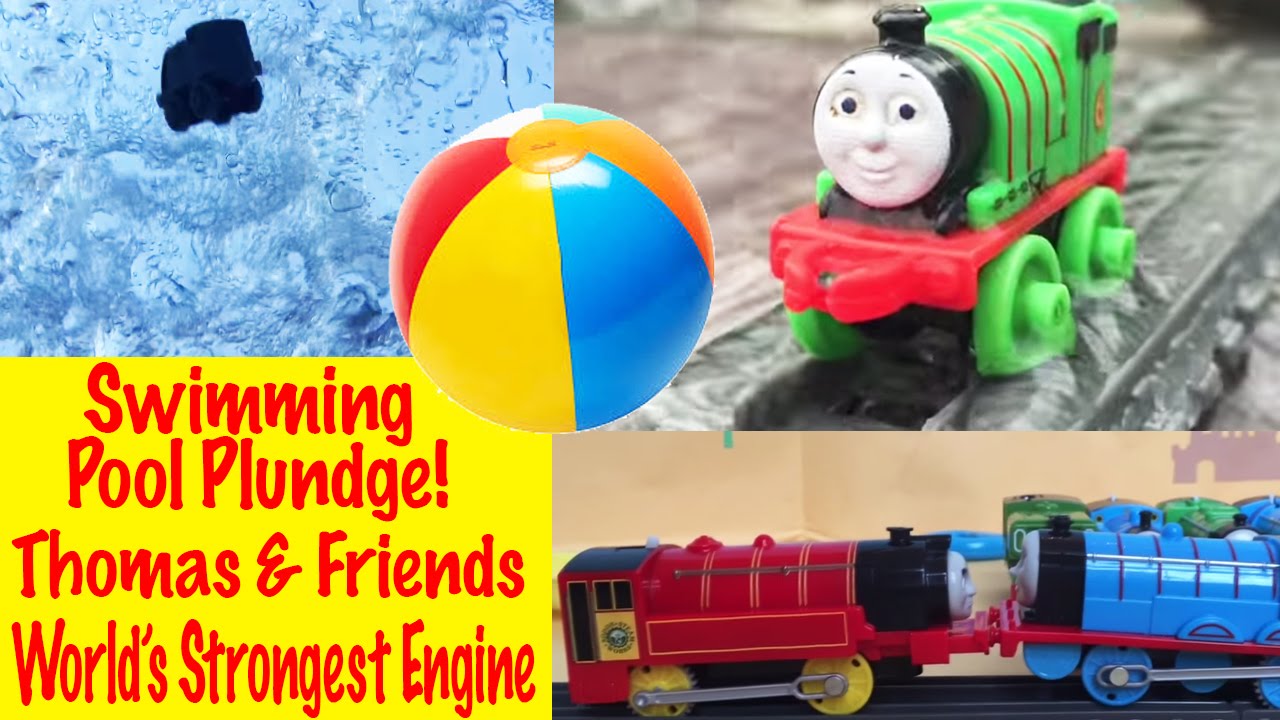 Swimming Pool Plunge - Thomas & Friends Trackmaster World's Strongest Engine