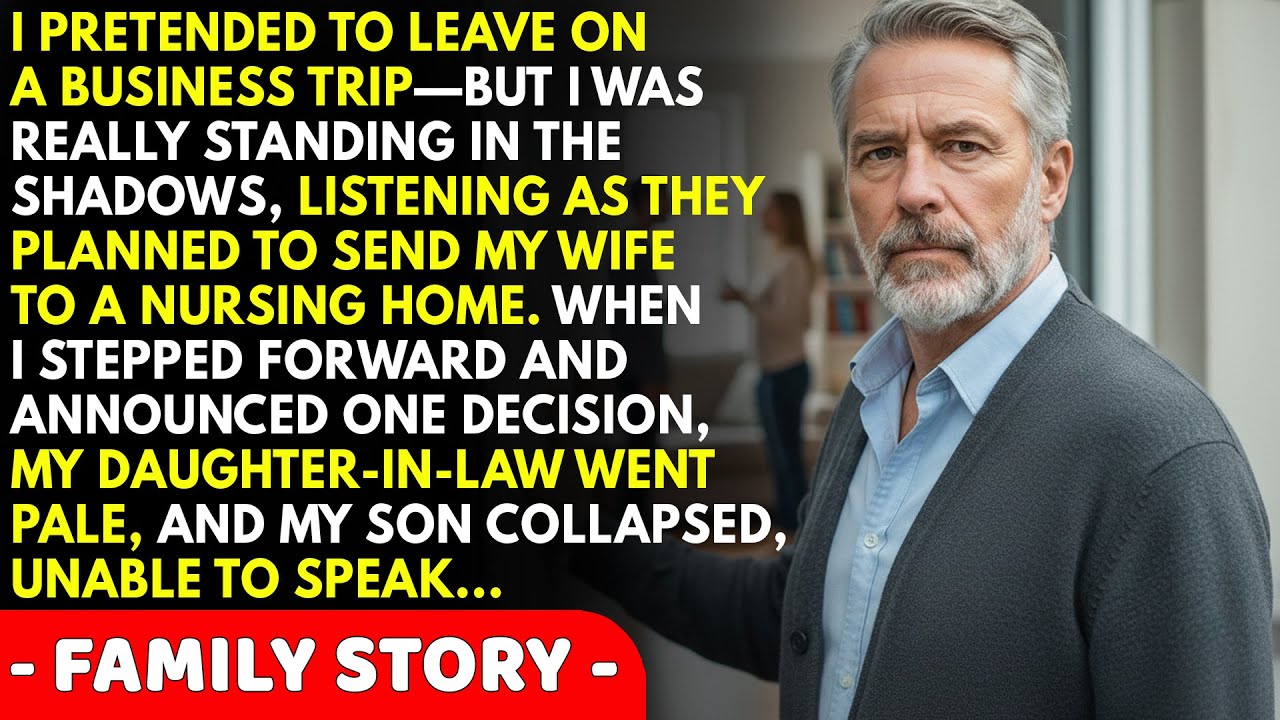 I Pretended to Leave on a Business Trip—Then Discovered My Son and His Wife’s Plot Against My Wife.