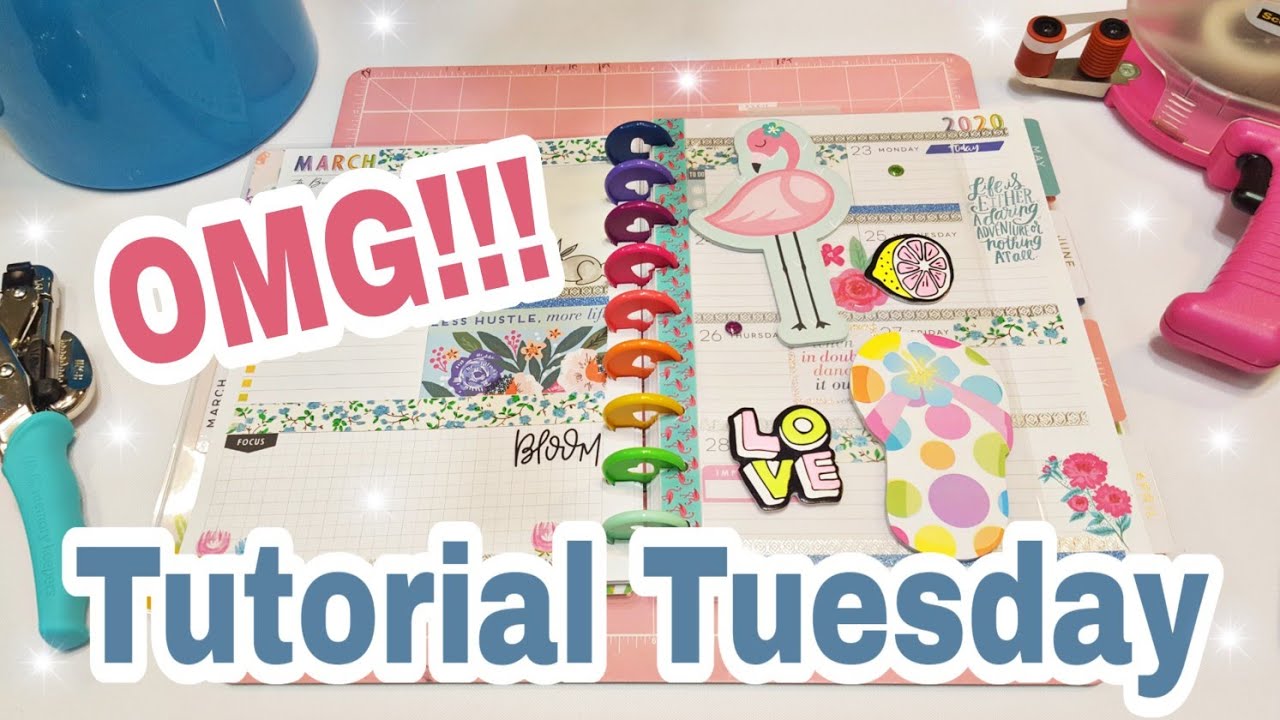 How to make a clear sticky note dashboard for your classic Happy Planner | SO CUTE | TUTORIAL...