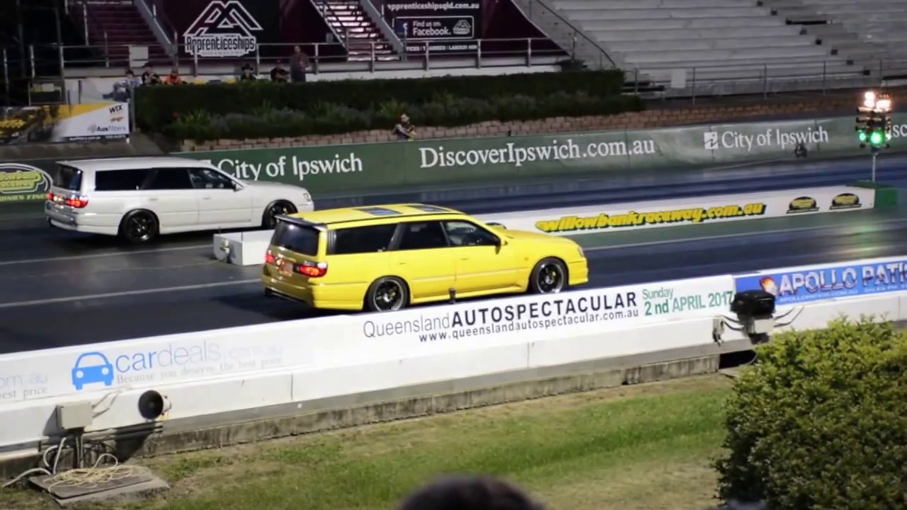 Willowbank Test n Tune: Nissan Stagea vs Stagea and more