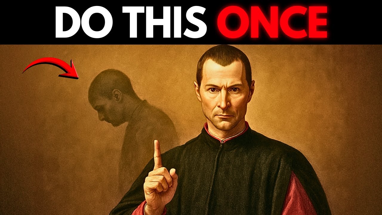 Do This Once And Watch How Toxic People Disappear - Machiavelli