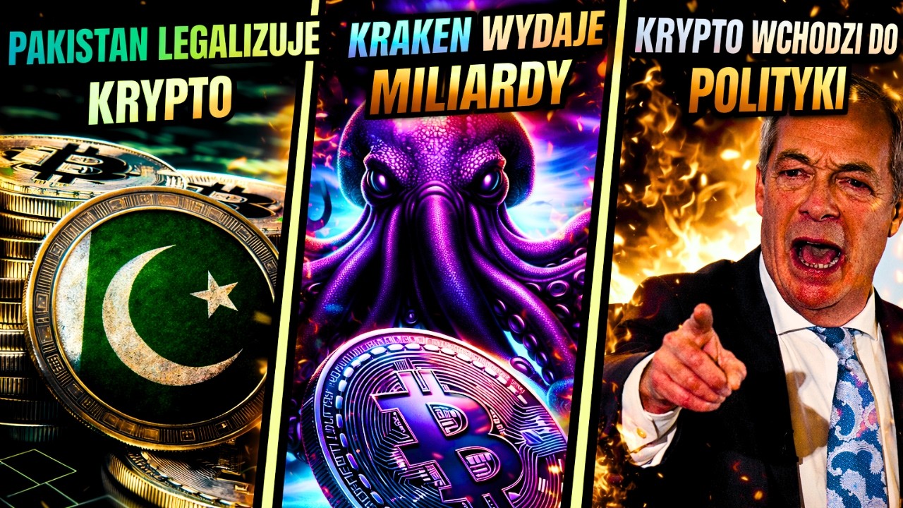 Krypto Wiadomości 07.03.26: Pakistan legalizuje krypto, miliardy Kraken'a i BitGo na Wall Street