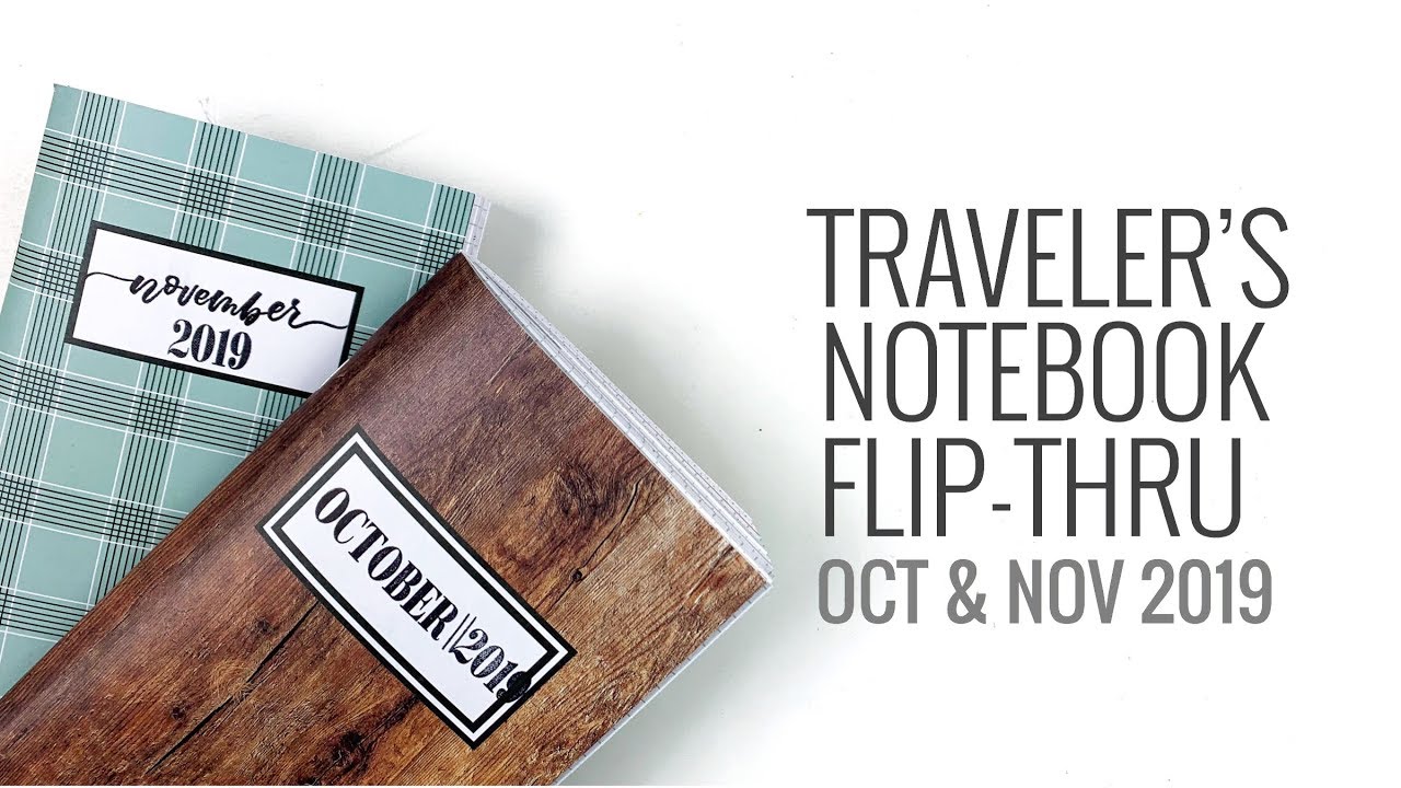Traveler's Notebook Flip Through 2019 | October & November