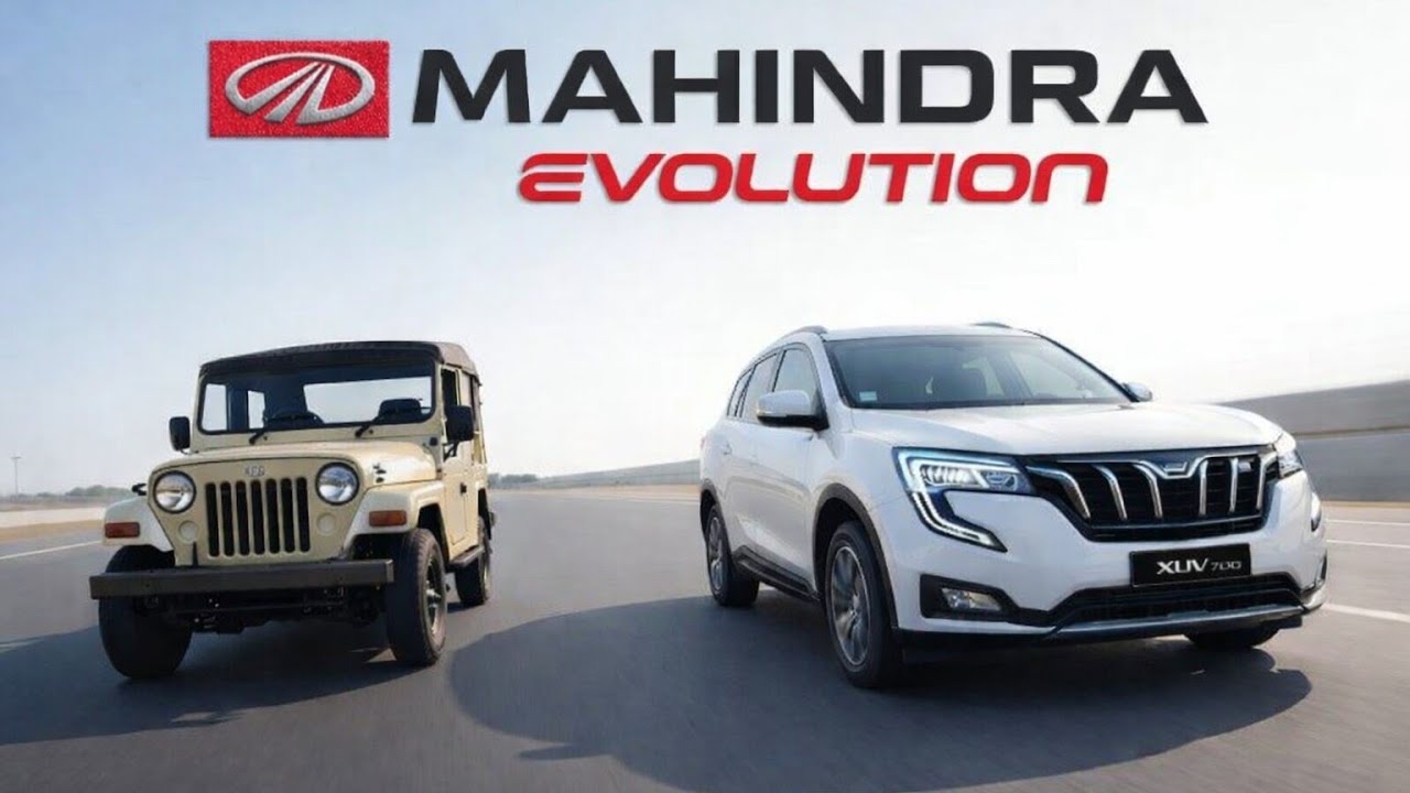 Mahindra cars Evolution (2000 - 2026)
