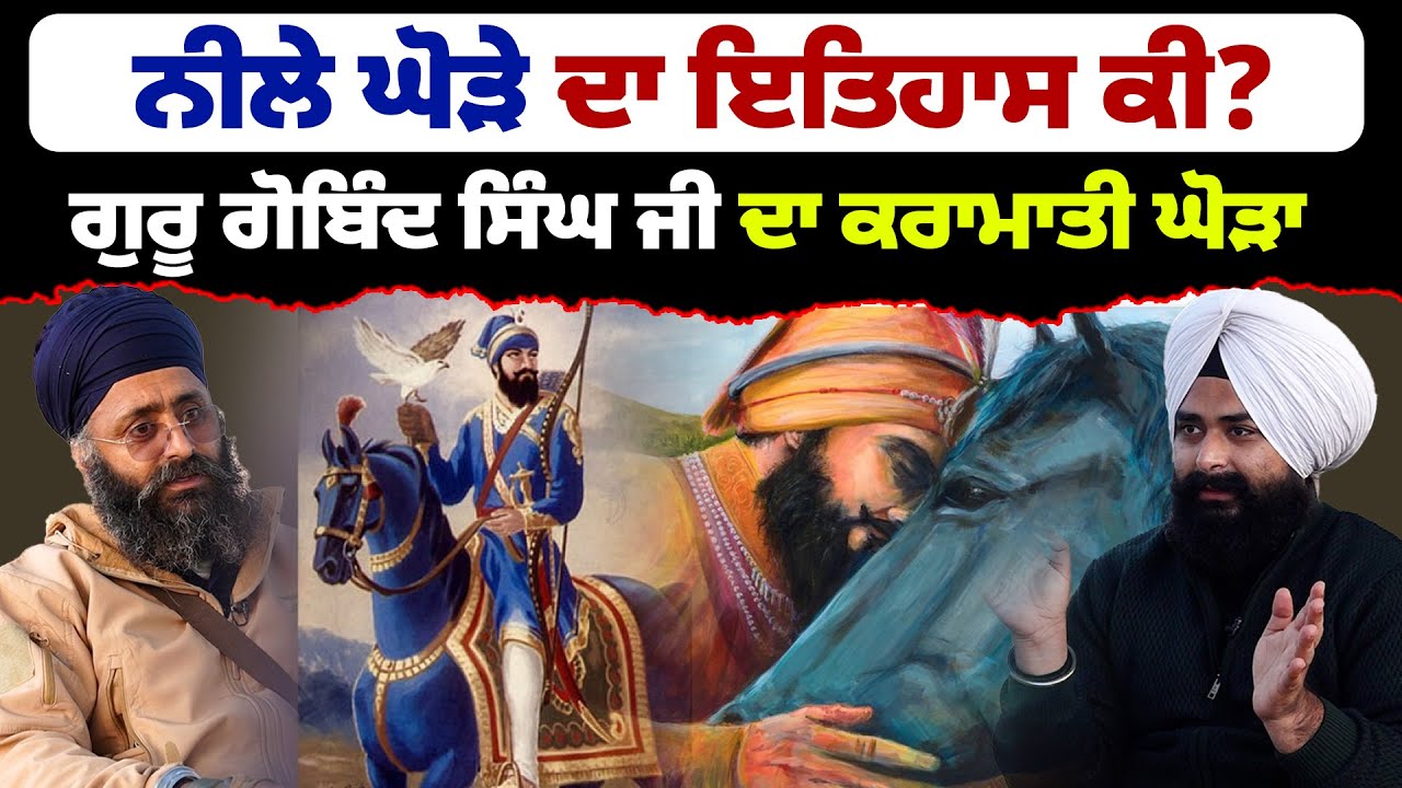 ਨੀਲੇ ਘੋੜੇ ਦਾ ਇਤਿਹਾਸ ਕੀ? ਗੁਰੂ ਗੋਬਿੰਦ ਸਿੰਘ ਜੀ ਦਾ ਕਰਾਮਾਤੀ ਘੋੜਾ