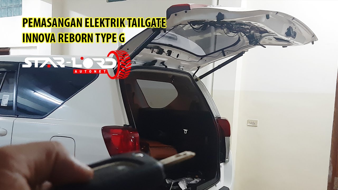 PEMASANGAN POWER BACKDOOR INNOVA REBORN TYPE G - CARA PASANG ELEKTRIK TAILGATES INNOVA REBORN