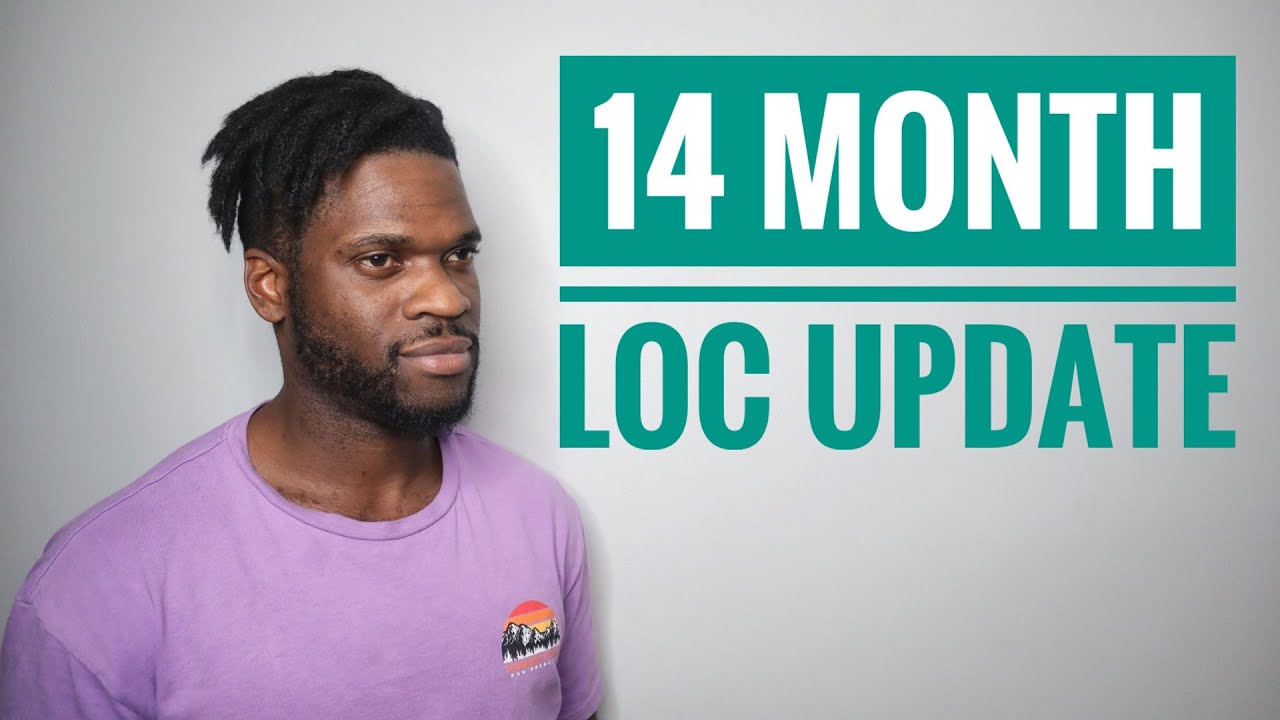 14 MONTH LOC UPDATE || High Top Interlock, Comb Coil Journey 2c-4c Hair Texture