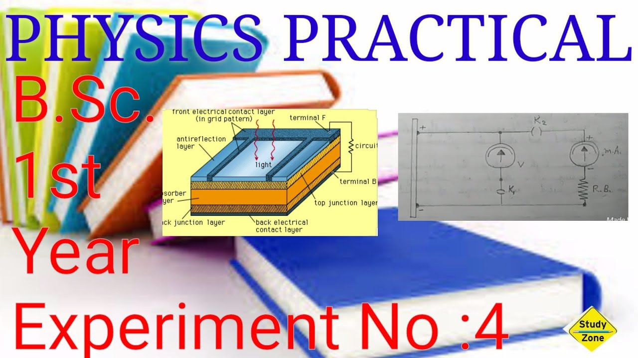 🌹🌹BSc. 1st year Physics Practical Experiment no. - 4