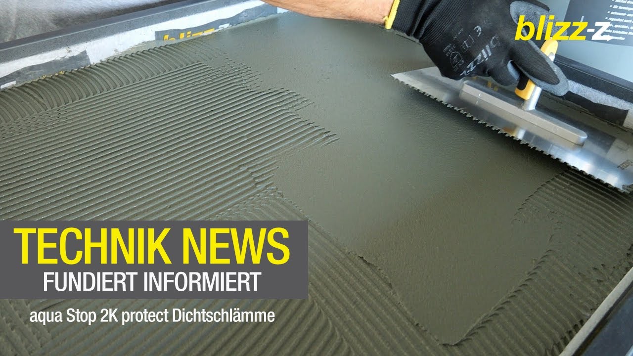 Technik News - fundiert informiert | aqua Stop 2K protect Dichtschlämme