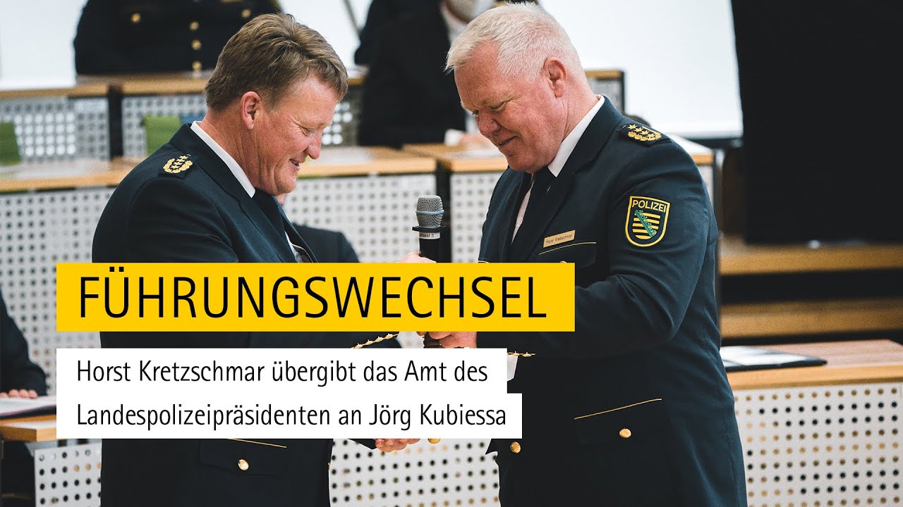 Führungswechsel bei der Polizei Sachsen