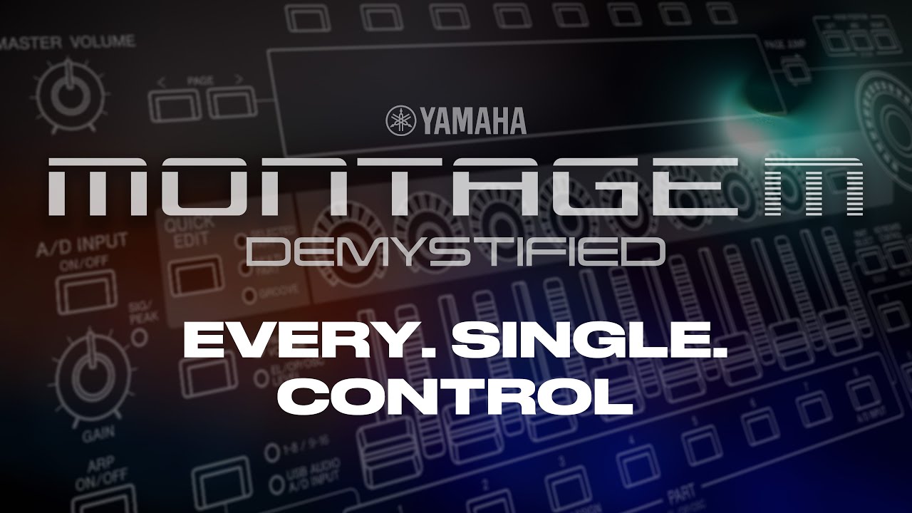 How to use EVERY button, knob and slider on Yamaha MONTAGE M / MODX M - a comprehensive tutorial