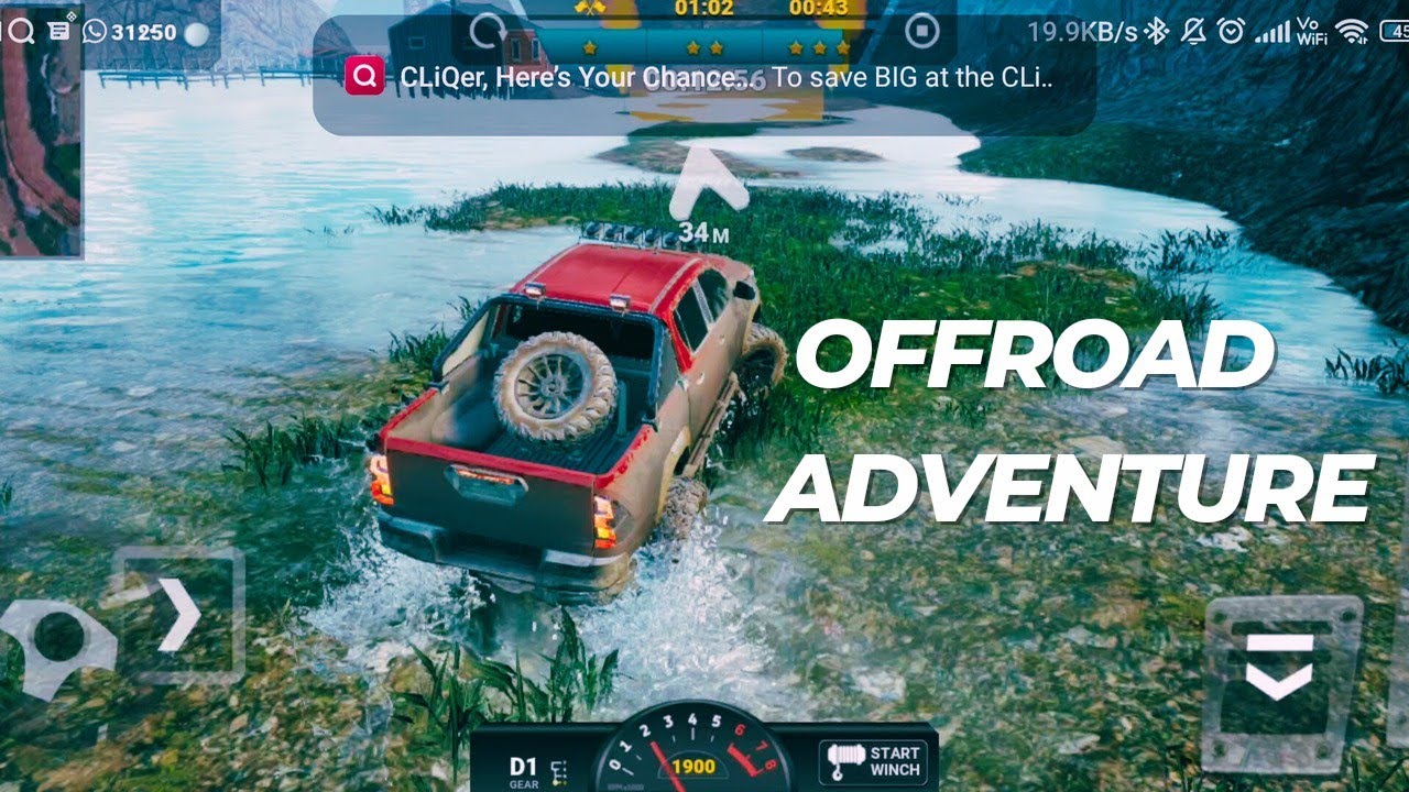 Off Road 4&times;4 Driving Simulator | UHD gameplay | Realistic UHD Graphics Game | Off-road Adventure