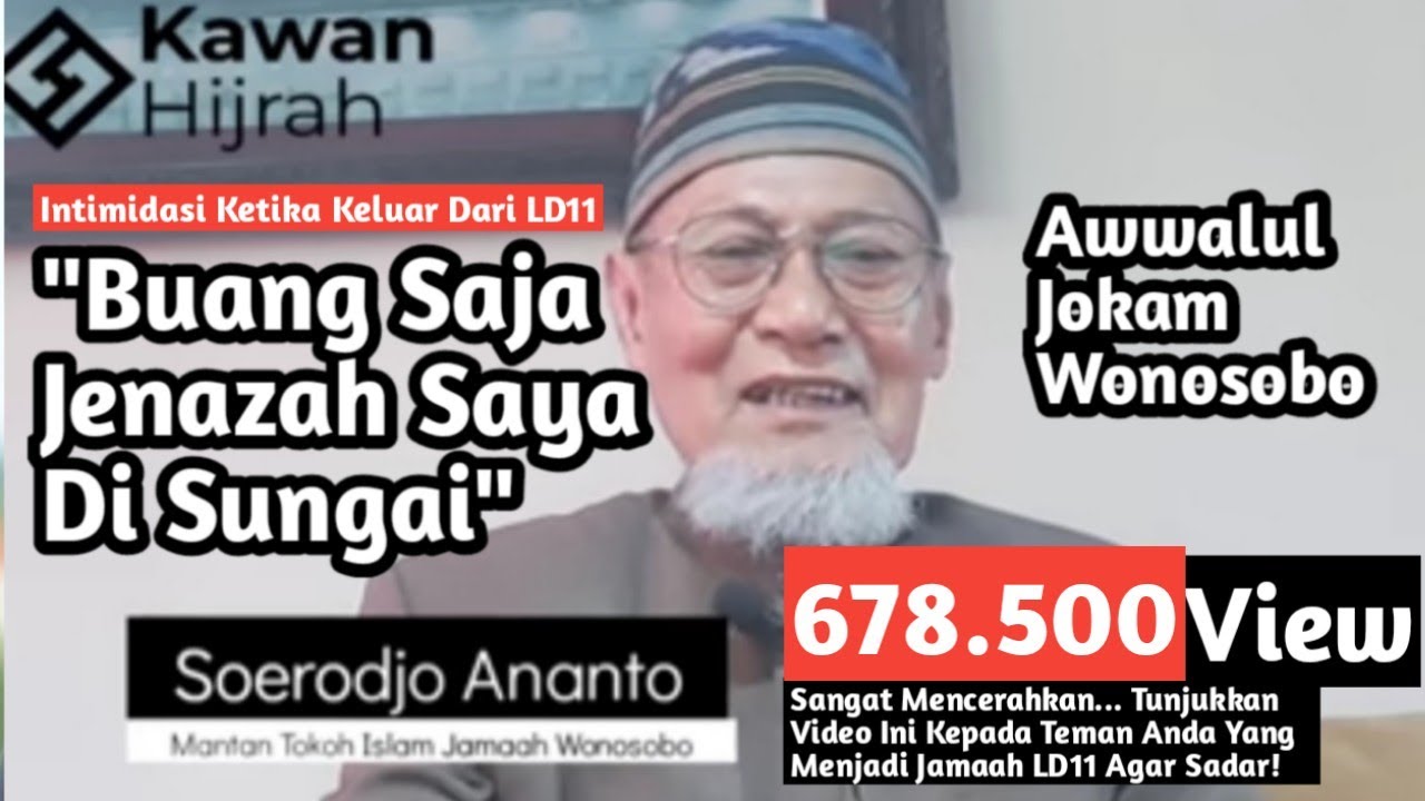 Ekslusif | Mbah Rodjo Keluar Dari LDII Setelah Hampir Setengah Abad Di LDII Jokam 354 Wonosobo