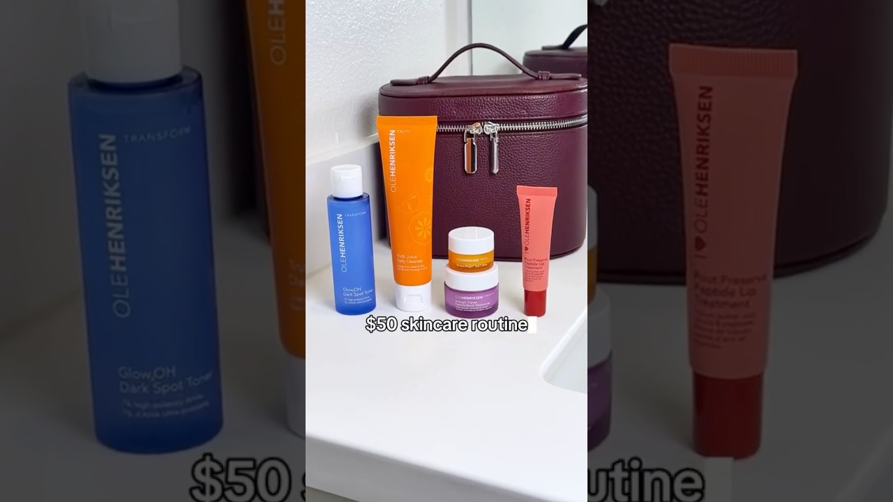 ✨$50 Skincare Routine by @olehenriksen 🧡