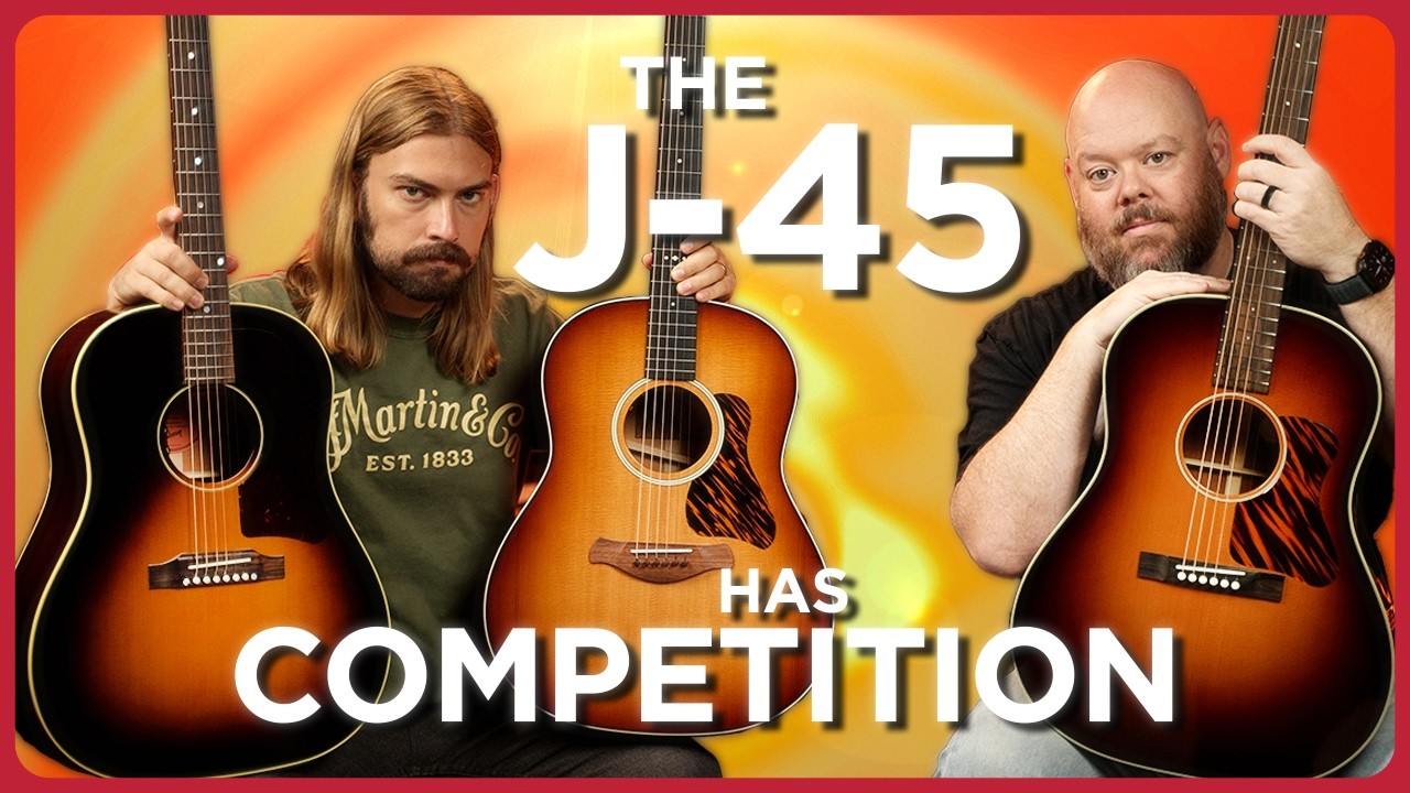 У Gibson J-45 появились конкуренты! Gibson против Taylor против Bourgeois!