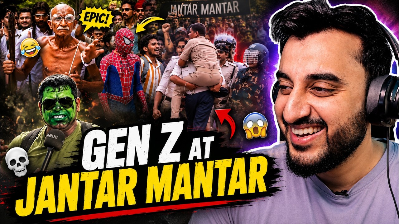 Gen Z Took Over Jantar Mantar | Funniest CJP Protest Memes | Aamer's Den