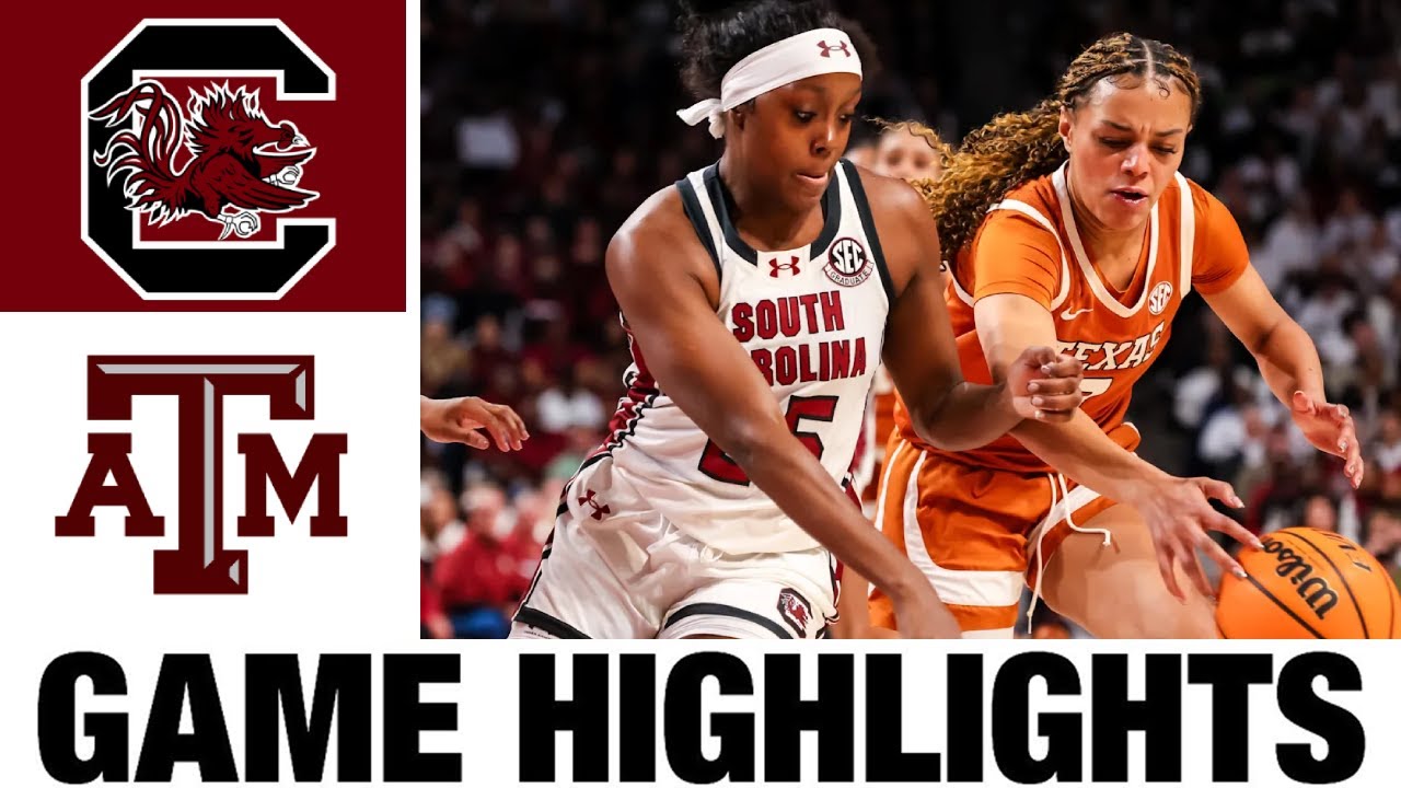 #3 South Carolina vs Texas A&M Highlights | Women's Basketball | College Basketball 2026