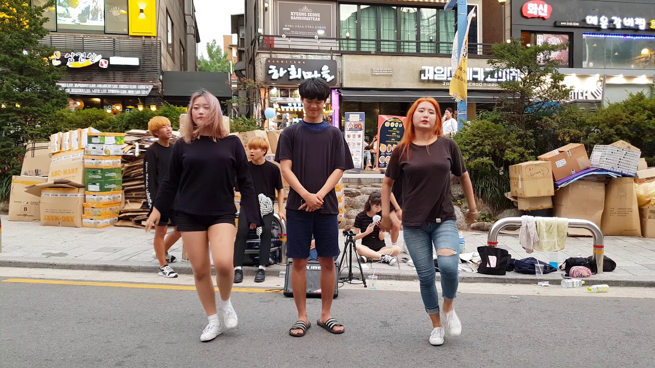 그레이스 something/잡탕 연합공연/#잡탕 그레이스 루시 리액션 더데이 템테이션/8월5일 일요일 잡탕연합댄스팀 공연/홍대 걷고싶은거리