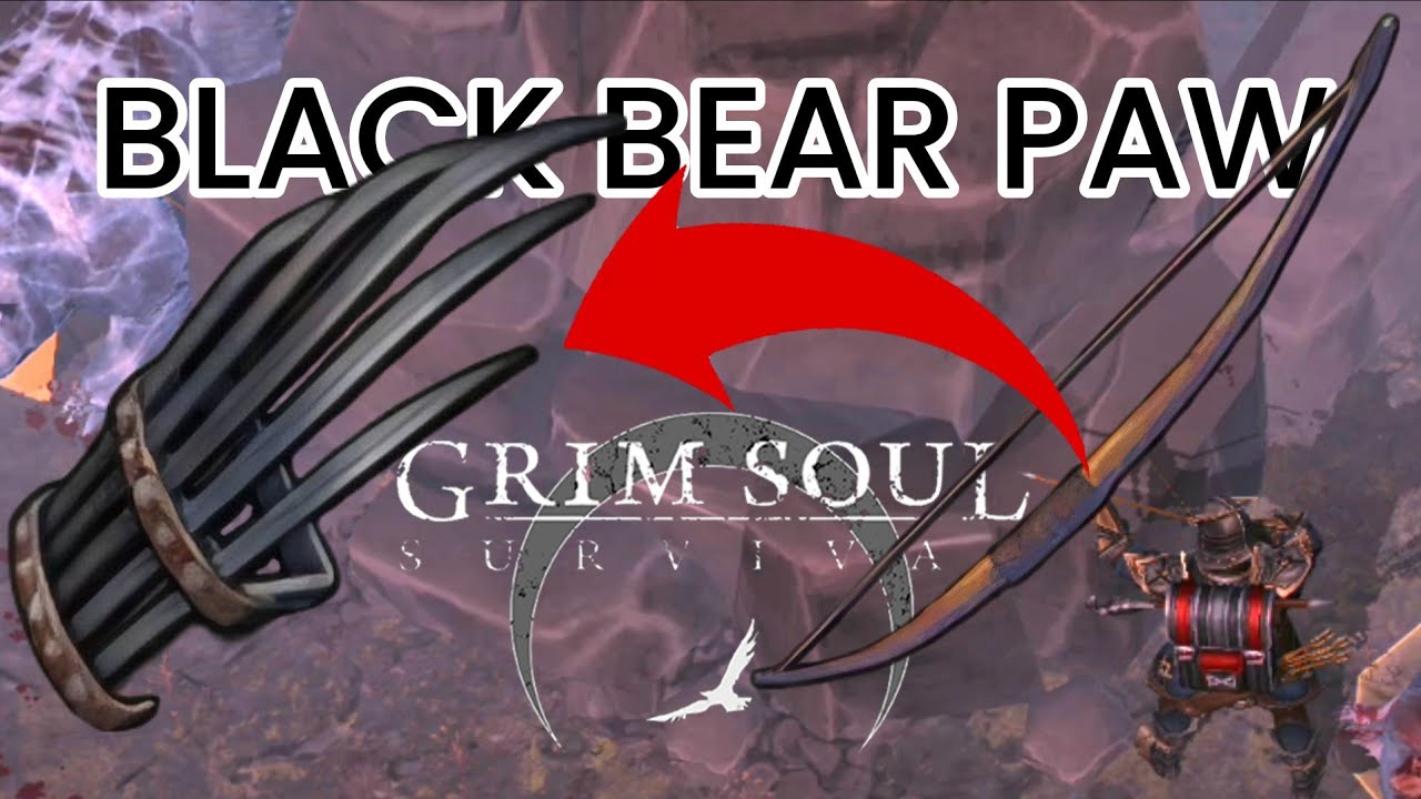 HOW TO GET BLACK BEAR PAW DURING BLACK FRIDAY! CHEAPEST WAY GRIM SOUL SURVIVAL