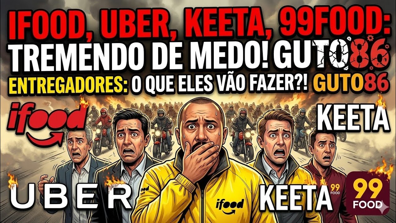Ifood e grandes plataformas temem que os entregadores estão pensando em fazer!