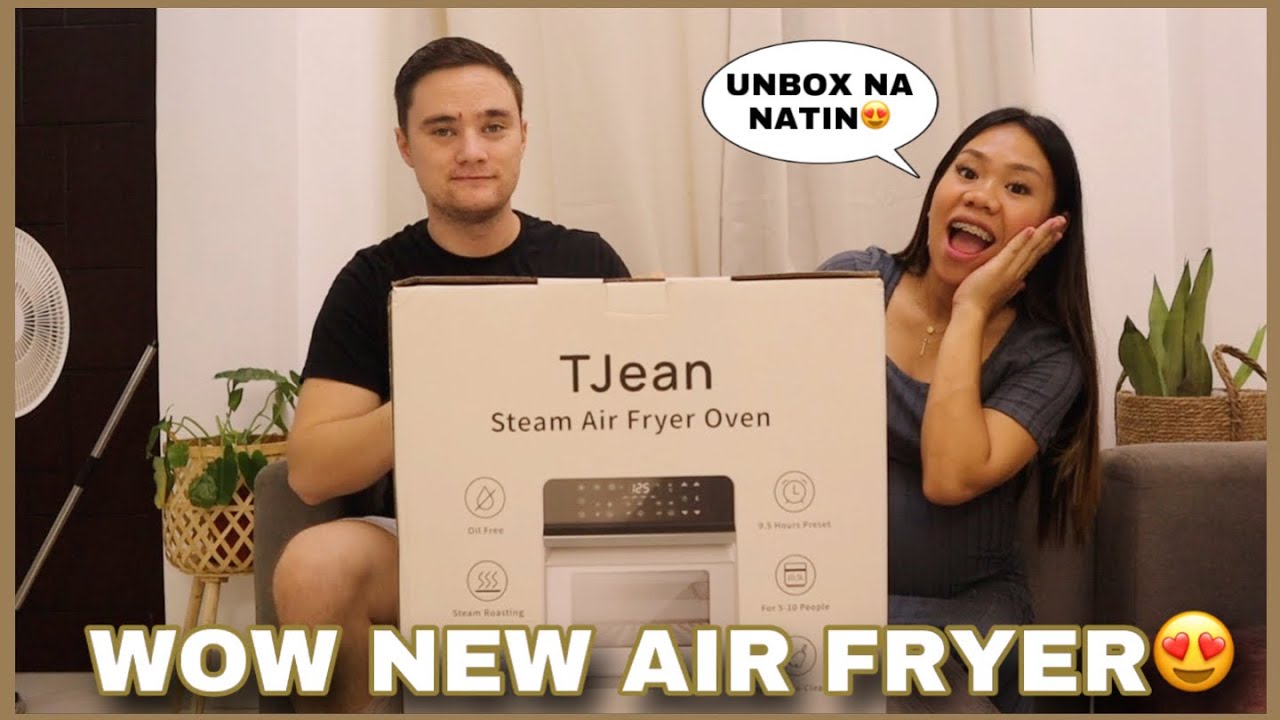 UNBOXING TJEAN STEAM AIR OVEN😱! WOW KAKAIBANG AIR FRYER ITO😍
