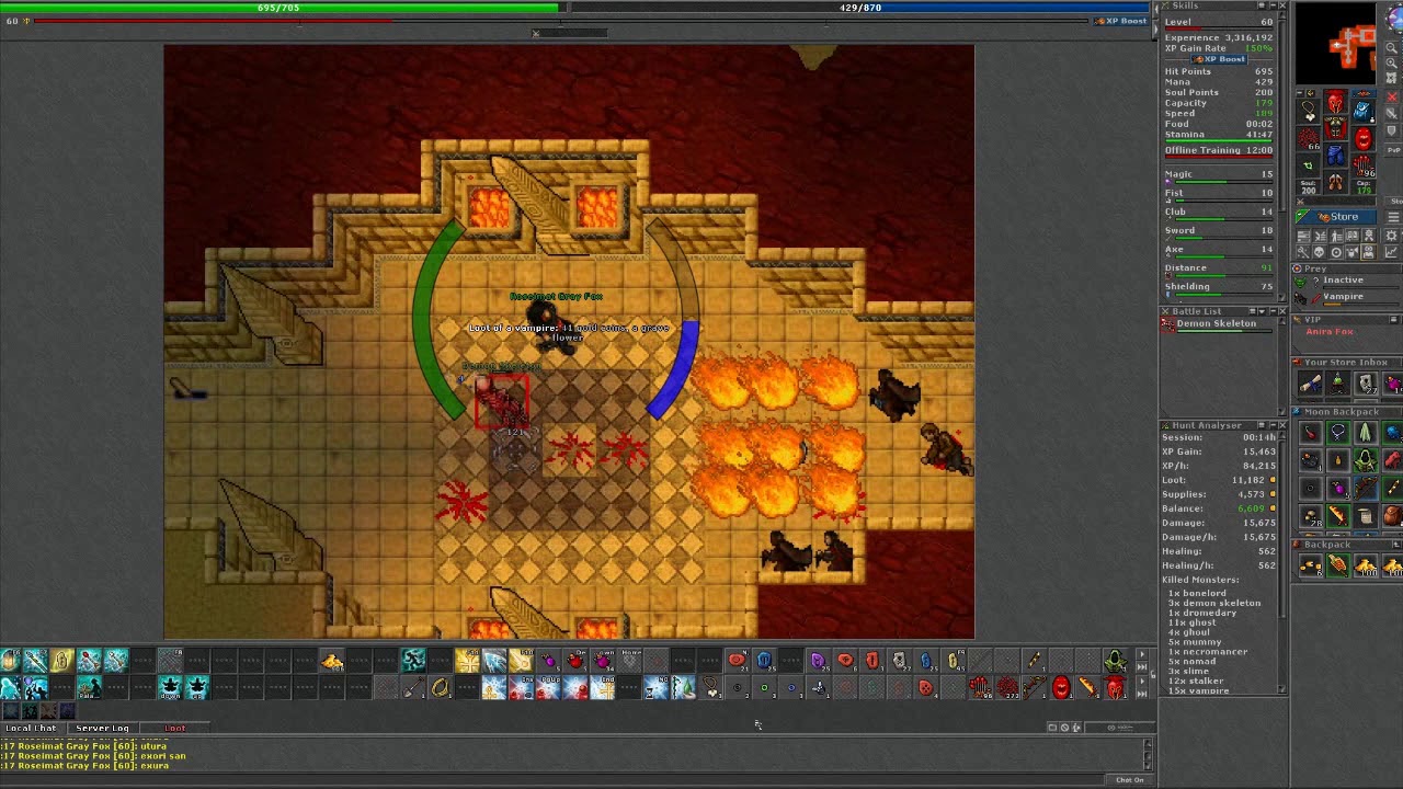 Tibia - Ankrahmun vampire cave