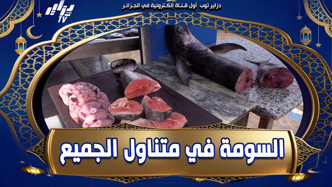 #شاهد...كل أنواع الحوت #ببوهارون..صاحب المسمكة قالنا يجوني من كل الولايات والسومة في متناول الجميع