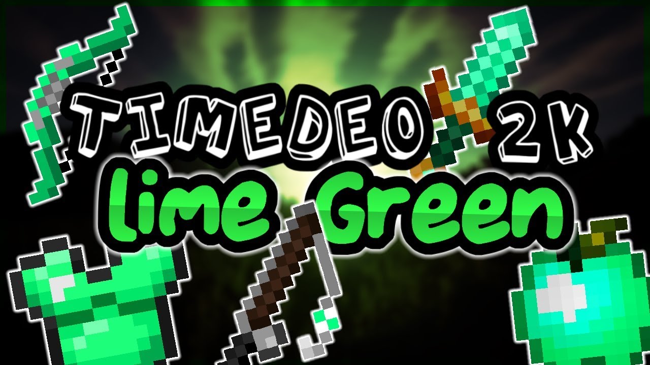 TimeDeo 2k Pack [16x] (Lime Green Revamp)