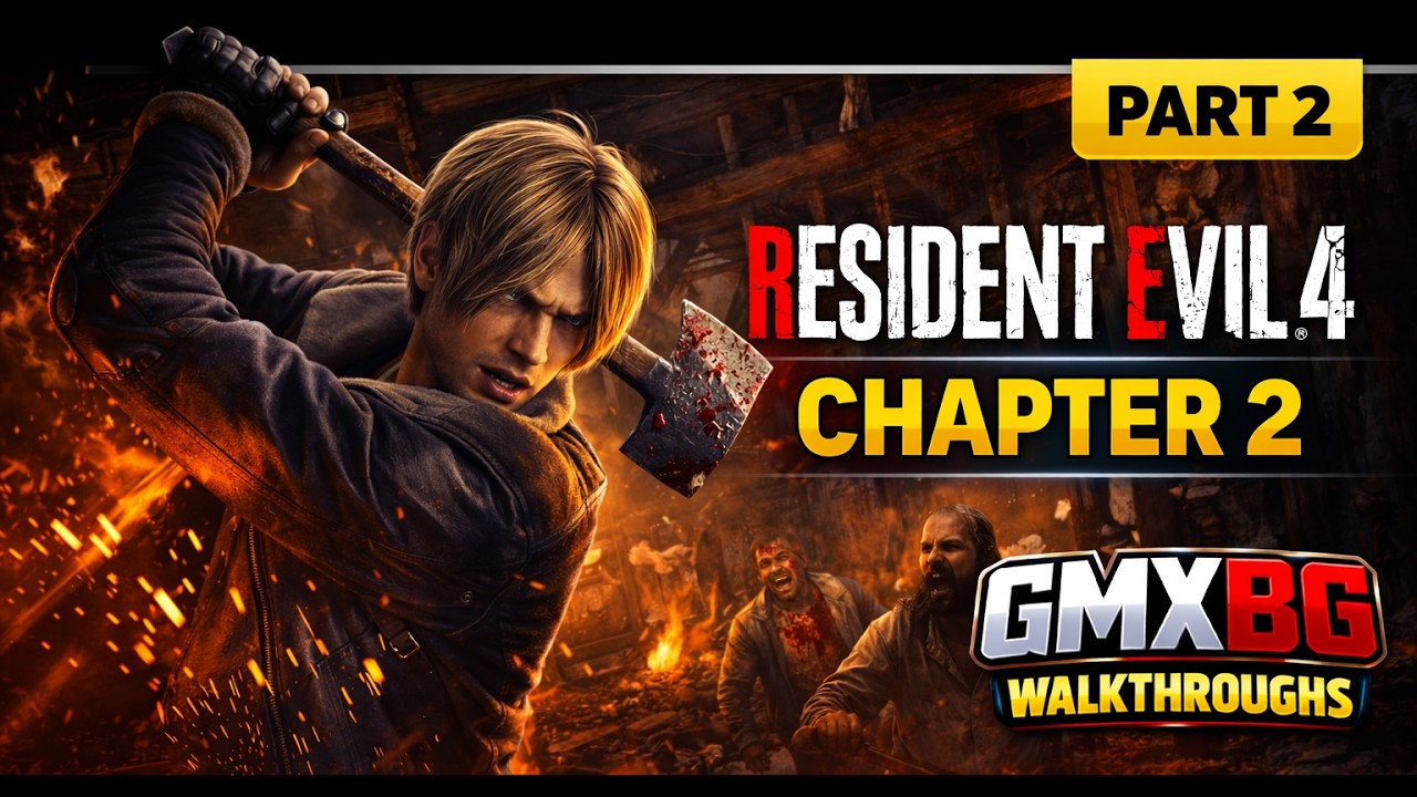 Resident Evil 4 Remake Walkthrough Part 2 – Chapter 2 (No Commentary) | GMXBG Walkthroughs