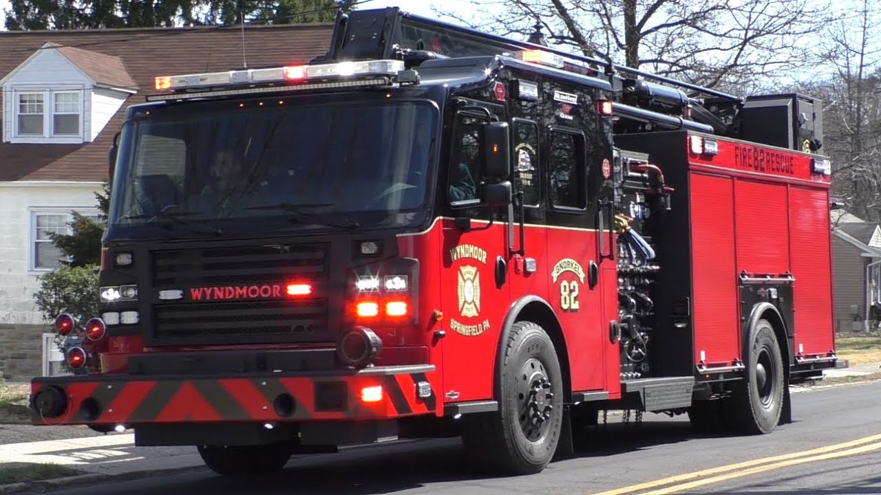 Abington Township Working Dwelling Fire Response 3/4/20